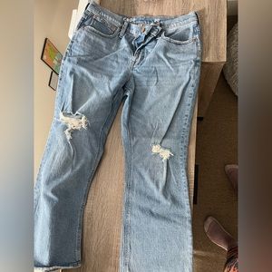 J Crew Demi Boot Cut Cropped Jeans - Size 30